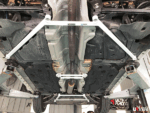 Ultra Racing rear lower chassis brace for BMW 2 F45/X1 F48 and Mini Clubman/Countryman F54/F60