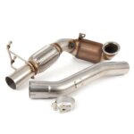 Racingline downpipe with high-flow catalyst for VW Golf 7 GTI