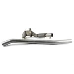 Racingline downpipe system with high-flow catalyst for VW Golf R VII