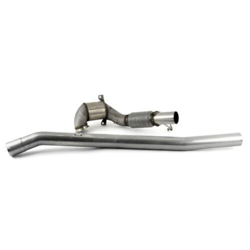 Racingline downpipe system with high-flow catalyst for VW Golf R VII