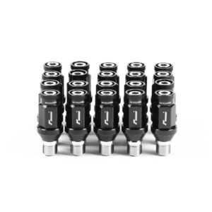Racingline wheel stud and nut kit, tapered, 80 mm