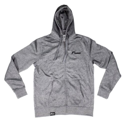 Racingline grey zip-up hoodie, size M