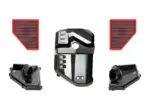 BMC karbonski usisni komplet CKS CKS00001 za BMW M2, M3, M4 – 1 × karbonski poklopac motora, 2 × airbox (karbonsko kućište), 2 × filtra zraka, sjajni karbon