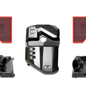 BMC CKS carbon kit supercar CKS00001 for BMW M2, M3, M4 – 1 × carbon engine cover, 2 × airbox, 2 × air filters, gloss carbon