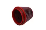 BMC conical air filter FBSA00001 – Ø114 mm flange, 130 mm high, polyurethane top