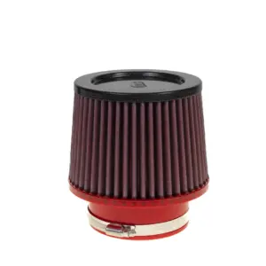 BMC conical air filter FBSA100-110C – Ø100 mm flange, 156 mm high, carbon top
