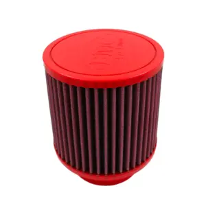 BMC conical air filter FBSA100-140 – Ø100 mm flange, 185 mm high, polyurethane top