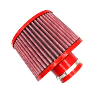 BMC conical air filter FBSA60-110C – Ø60 mm flange, 156 mm high, carbon top