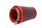BMC conical air filter FBSA65-130 – Ø65 mm flange, 145 mm high, polyurethane top