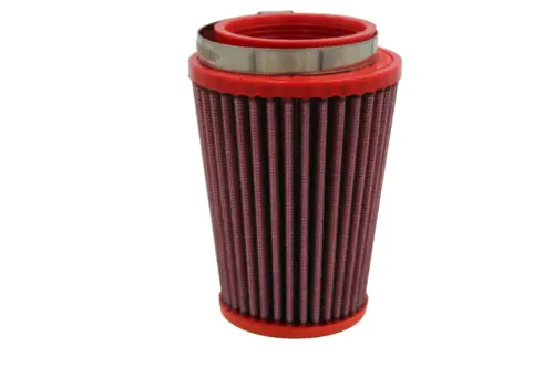 BMC conical air filter FBSA65-130 – Ø65 mm flange, 145 mm high, polyurethane top