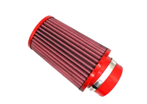 BMC conical air filter FBSA65-150 – Ø65 mm flange, 198 mm high, polyurethane top