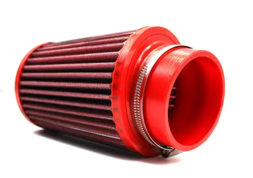 BMC conical air filter FBSA70-128 – Ø70 mm flange, 165 mm high, polyurethane top