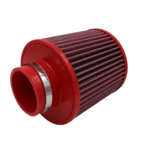BMC conical air filter FBSA70-140 – Ø70 mm flange, 186 mm high, polyurethane top