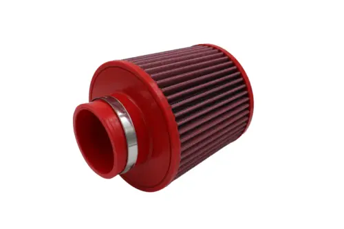 BMC conical air filter FBSA70-140 – Ø70 mm flange, 186 mm high, polyurethane top