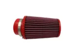 BMC conical air filter FBSA70-150 – Ø70 mm flange, 198 mm high, polyurethane top
