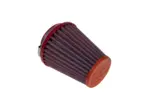 BMC conical air filter FBSA80-124P – Ø80 mm flange, 142 mm high, plastic top