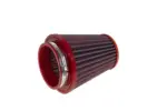 BMC conical air filter FBSA80-124P – Ø80 mm flange, 142 mm high, plastic top