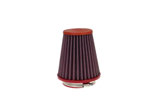 BMC conical air filter FBSA80-124P – Ø80 mm flange, 142 mm high, plastic top