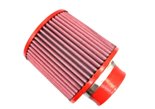 BMC conical air filter FBSA80-140 – Ø80 mm flange, 186 mm high, polyurethane top