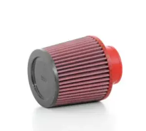 BMC conical air filter FBSA80-140C – Ø80 mm flange, 186 mm high, carbon top