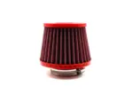 BMC conical air filter FBSS50-100 – Ø50 mm flange, 100 mm high, polyurethane top