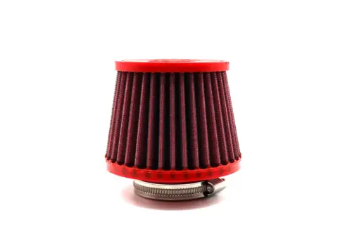 BMC conical air filter FBSS50-100 – Ø50 mm flange, 100 mm high, polyurethane top