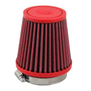 BMC conical air filter FBSS60-85 – Ø60 mm flange, 104 mm high, polyurethane top