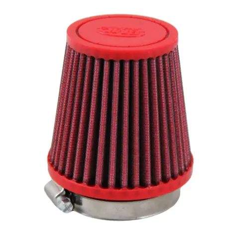 BMC conical air filter FBSS60-85 – Ø60 mm flange, 104 mm high, polyurethane top