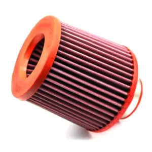 BMC Twin Air conical filter FBTW70-140P – Ø70 mm flange, 185 mm high, plastic top