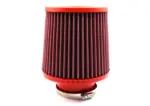 BMC Twin Air conical filter FBTW76-140P – Ø76 mm flange, 186 mm high, plastic top