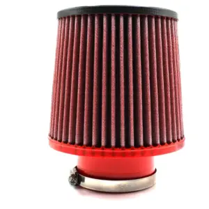 BMC Twin Air conical filter FBTW80-140C – Ø80 mm flange, 186 mm high, carbon top