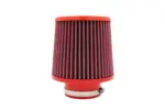 BMC Twin Air conical filter FBTW80-140P – Ø80 mm flange, 186 mm high, plastic top