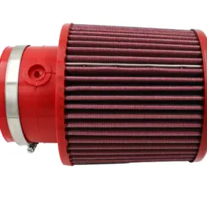 BMC Twin Air conical filter FBTW90-130WH – Ø90 mm flange, 195 mm high, metal top