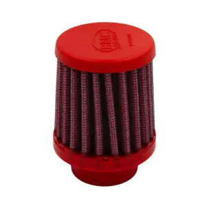 BMC conical air filter FMSA28-60 – Ø28 mm flange, 78 mm high, plastic top