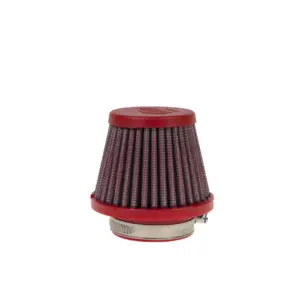 BMC conical air filter FMSA41-60 – Ø41 mm flange, 76 mm high, plastic top
