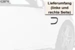 CSR maske usisnika zraka za Mercedes-Benz C-klasa W205 AMG