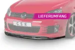 CSR front splitter for VW Golf VI GTI and GTD