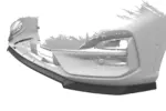CSR front splitter for Ford Kuga 3 ST-Line / ST-Line X