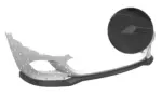 CSR front splitter for BMW 5 Series E60 / E61 with M Sport package