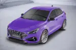 CSR front splitter for Hyundai I30 (PD)