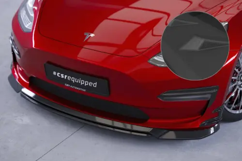 CSR front splitter for Tesla Model 3