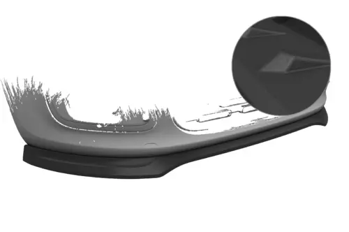 CSR front splitter for Fiat Panda 3 (Type 312/319)