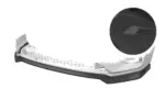 CSR front splitter for MG ZS