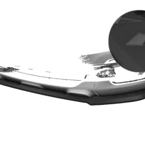 CSR front splitter for Renault Captur I