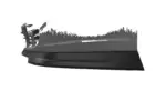 CSR front splitter for Porsche 911/996 Carrera 4S/ Turbo/ Turbo S