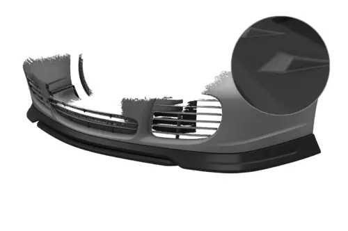 CSR front splitter for Porsche 911/996 Carrera 4S/ Turbo/ Turbo S