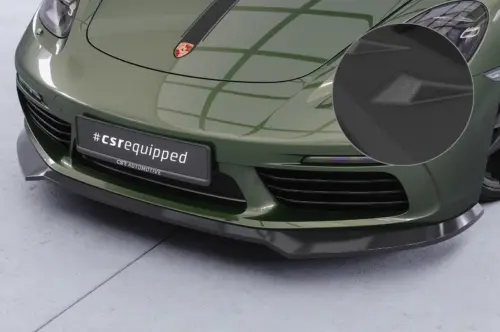 CSR front splitter for Porsche 718 Cayman/Boxster 982