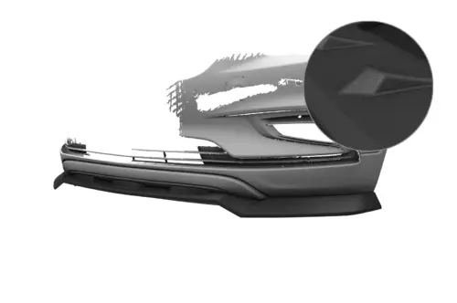 CSR front splitter for Opel Mokka X