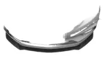 CSR front splitter for Opel Mokka X
