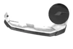 CSR front splitter for Opel Combo E